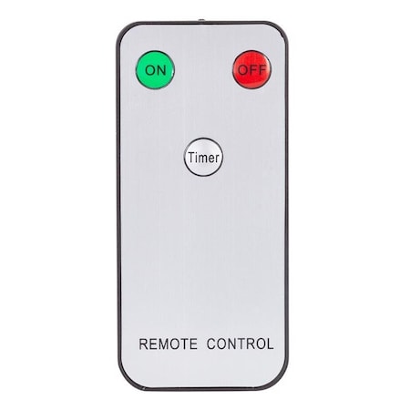 L & L Gerson Multicolored Flameless Candle Remote Control 4 in. 44999